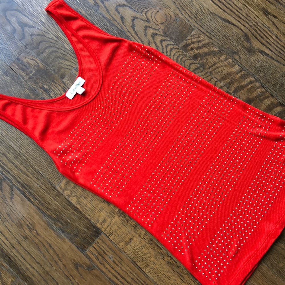 Calvin Klein Embellished Tank